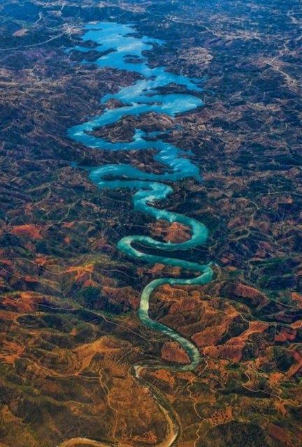 Bu kvrml nehir Portekiz'de bulunuyor.