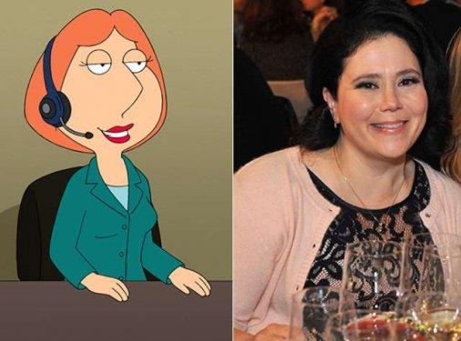 Lois Griffin//Alex Borstein  <p>Family Guy</p>