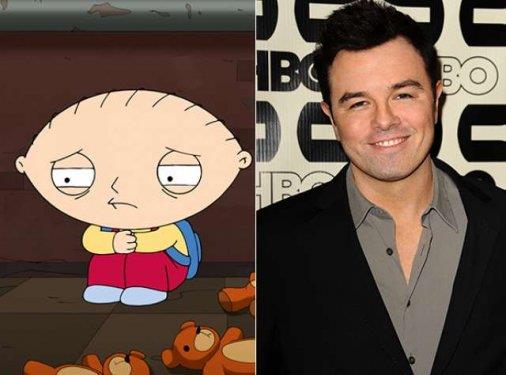 Stewie Griffin/Seth MacFarlane  <p>Family Guy</p>
