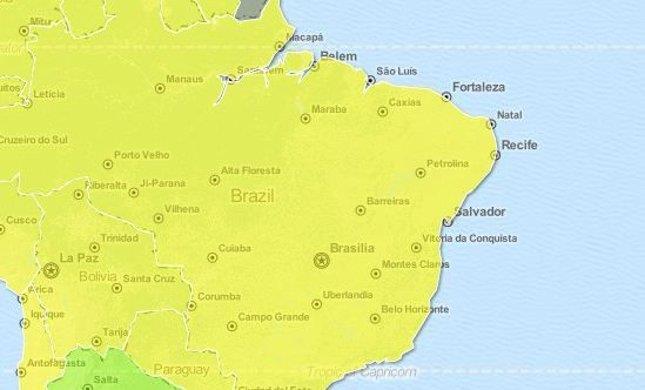 Bolivya: 87 Brezilya: 87 Paraguay: 84