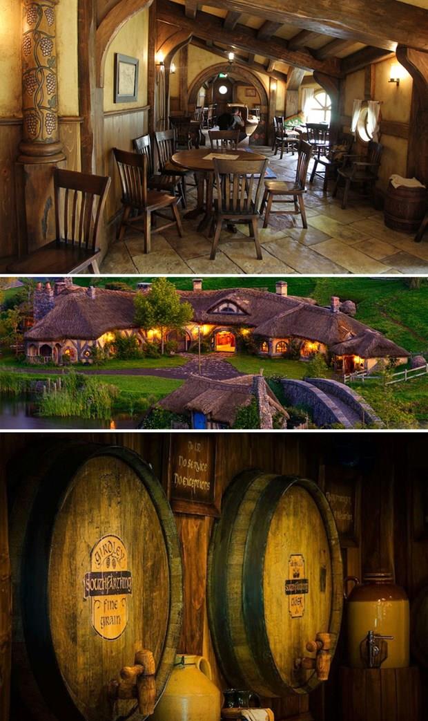 The Green Dragon Pub In Hobbiton, Yeni Zelanda