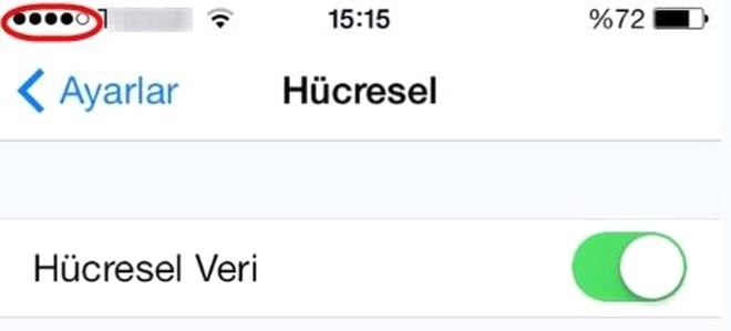 Operatrler her ne kadar Trkiye'nin drt bir yanndan kesintisiz ebeke sinyali sunduunu iddia etse de gerekte durum pek de yle deil. Frekansn dk olduu durumlarda 3G'yi kapatmalsnz. nternete 3G hznda balanmak iin fazladan g harcayan iPhone bu nedenle arj da hzl tketir.