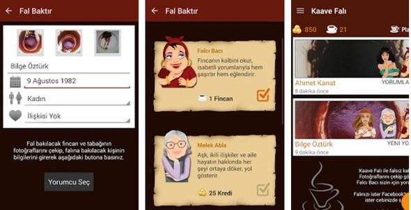 Falc Bac ile Kahve Fal    <br>Trk kahvenizi iin, kapatp atktan sonra resimleri gnderin. Elenmek isteyenler iin keyifli bir uygulama.