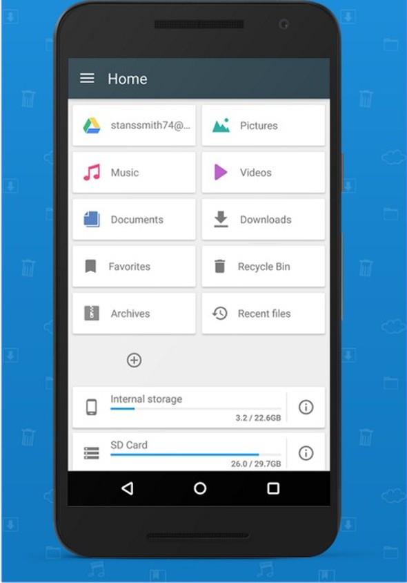 File Commander Premium<br>    Android zerinde en ok kullanlan dosya yneticisi uygulamalarndan biri.