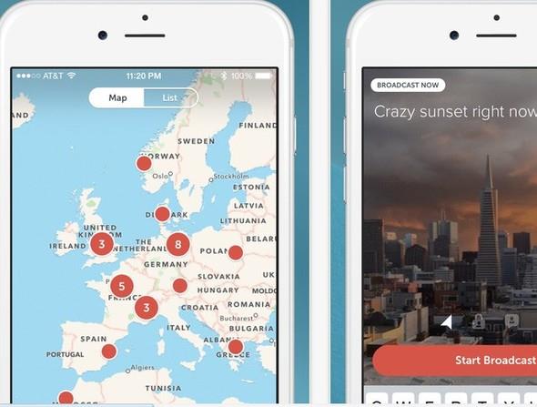 Periscope<br>    Yayn yapman ve canl videolar zerinden dnyay kefetmeni salyor.