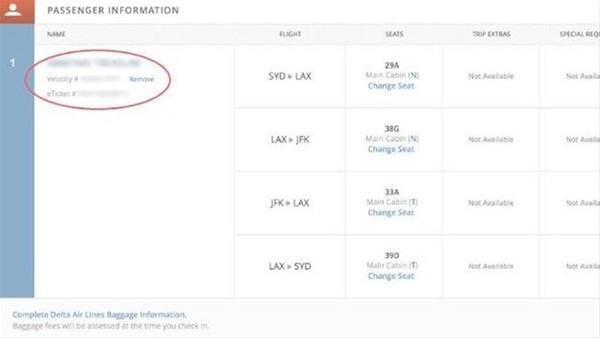 E-bilet numarasn, rezervasyon kodunu, uu numarasn ve bagaj bilgilerini Delta Havayollarnn internet sitesinden sistem zerinde bu verileri kullanarak korunmasz olan hangi bilgilere eriebileceini aratrd.