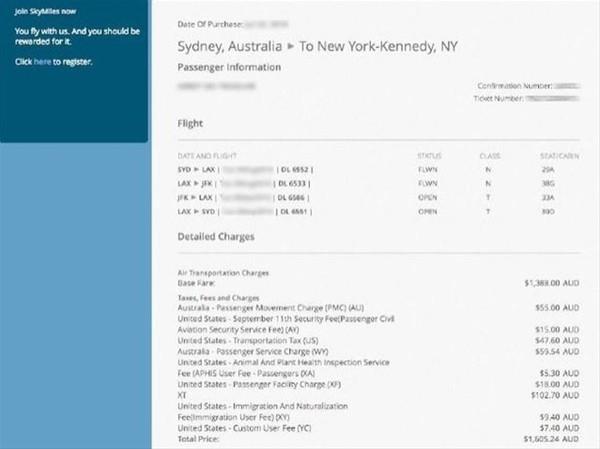 Sistem zerinde yolcuya ait tm planlanan uular, koltuk numaralarn, biletleri, gemi uular grebildiini fark etti. deme iin kullanlan kredi kart bilgilerini dahi grntleyebiliyordu.  <p>  Daha da kts Hui, havayolunun kendi sitesi zerindeki sistemden eritii aamada biletleri iptal edebilir, saatlerini deitirebilirdi.
