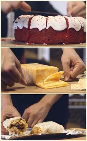 Keklerinizi, peynirlerinizi ve daha birok eyi daha dzgn ve dalmadan kesmek iin di ipinden yardm alabilirsiniz.