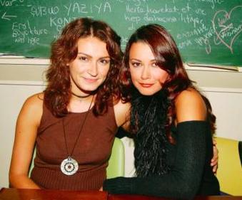 Trk sinemasnn usta aktrlerinden Bilal nci'nin torunlar Aya nci ve Ayin nci.