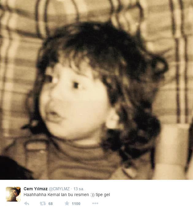 &#8216;&#8217;Haahhahha Kemal lan bu resmen :)) tipe gel&#8217;&#8217; ve &#8216;&#8217;ocuk yldz ya :))&#8217;&#8217; bal altnda art arda iki fotoraf daha paylaan nl komedyen takipilerinden de birbirinden ilgin yorumlar ald.