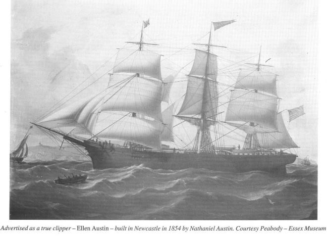 Ellen Austin gemisi, 1881 ylnda New York&#8217;a olan yolculuunda mrettebatsz babo bir gemi bulur. Terk edilmi gemiye mrettebattan 4 adam geerek gemiyi beraberlerinde gtrmek zere Ellen Austin gemisine balarlar. ki gemi birbirlerine bal halde yolculuklarna devam ederken ksa sre sonra gizemli gemi, Ellen Austin&#8217;den koparak kaybolur ve ok gemeden bulunur. Fakat bulunduunda iindeki 4 adamn da kaybolduu grlr.