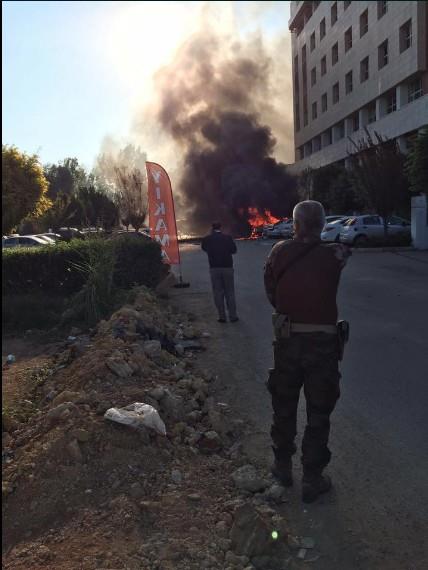 Patlama sabah saat 08.50'de Antalya Ticaret ve Sanayi odasnn evreyolu zerindeki binasnda meydana geldi.