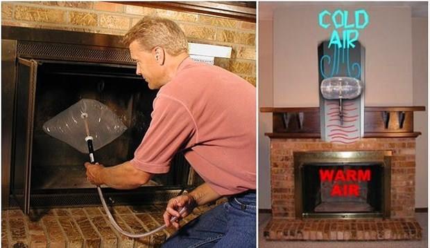 12. Eer kullanmadnz bir mineniz varsa, baca balonu kullann.  <p>  Hi kullanmadnz bir mineniz mi var? O halde bir baca balonu kullanarak, baca ekiinin nne geebilir ve scak havay evinizin iinde tutabilirsiniz.