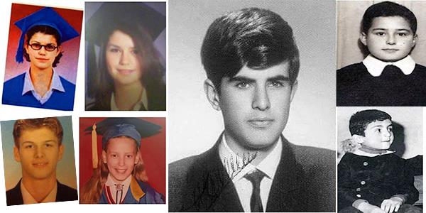 Kendi okul yllarnz hatrlayn, o zamanlardan kalma fotoraflar ektirdiiniz anlar dn gibi gelir. O yllardan bu yana ok ey deimitir oysa. nller de snf arkadalar gibiyken imdi milyonlarca insann tand isimler haline geldiler. Ekranlardaki hallerine alk olduumuz nllerin bu okul yllarndaki fotoraflarna baknca "en bizden" hallerini grebiliyoruz.