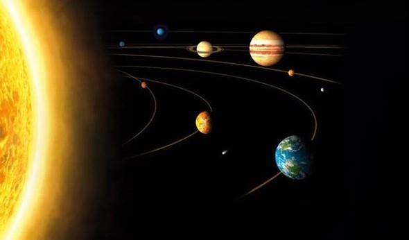 Gne sisteminde 9 gezegen vardr.