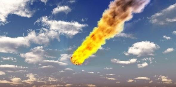 Atmosfere giren her meteor srtnmeden tr ate topuna dnr.