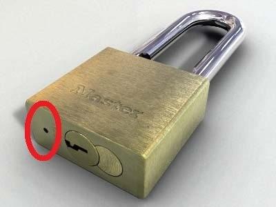 Delik, ayn zamanda kilidin daha iyi alabilmesi iin yalanabilmesini de kolaylatryor.