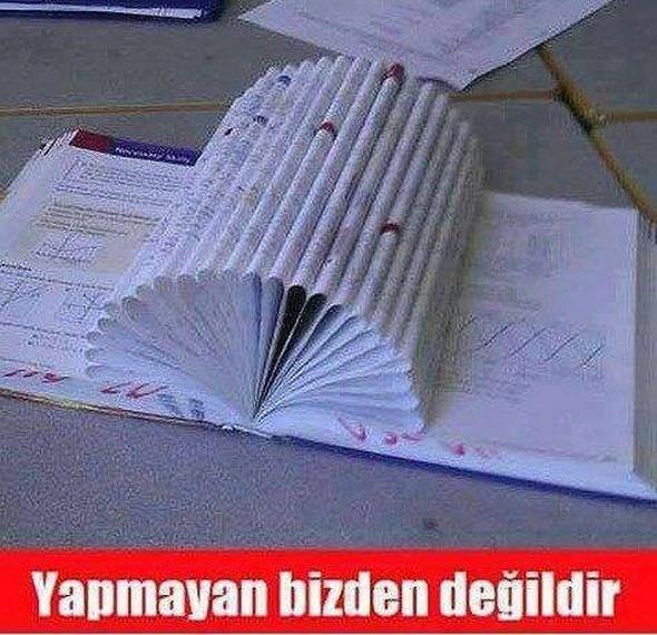 Derste sklp kitab bu hale getirenler...