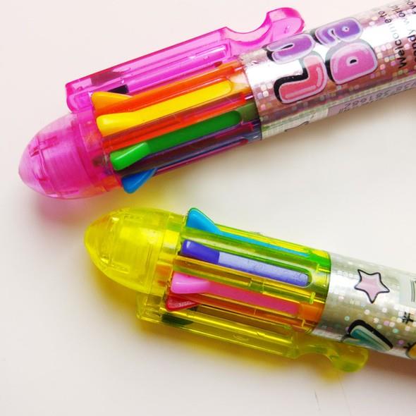 Rengarenk kalemler... Btn renklerle ayn anda yazmaya allrd..