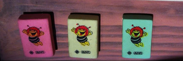 Bir dnem herkeste bulunan silgilerden...