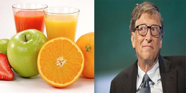 Bill Gates,      Tang meyve suyunu ok sever.