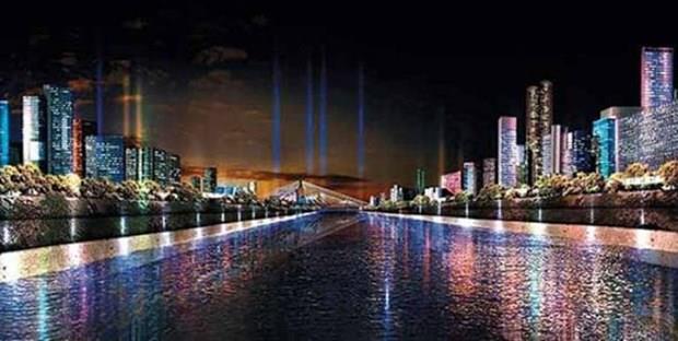 DERNLK 25 METRE OLACAK  <br>  25 metre derinlii olmas planlanan proje iin 15 milyar dolar yatrm yaplaca ngrlyor.