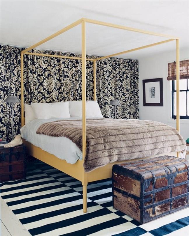 Perdeden bir duvar ekleyin.