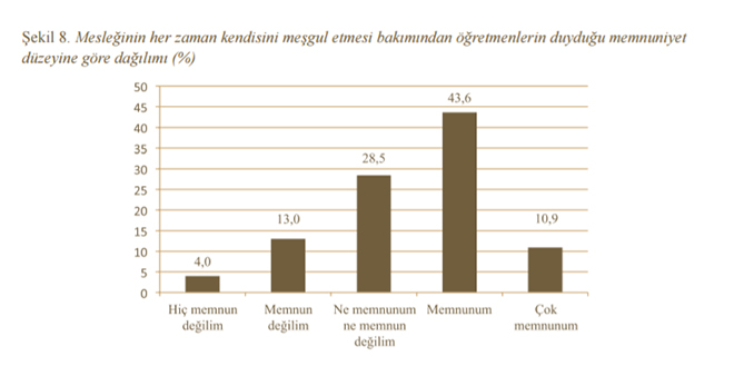 "retmenlik Meslei ve Meslein Stats"ne dair aratrmann sonular