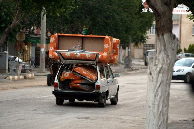 Kamyonete sabilecek miktarda eyay otomobiline sdran src grenleri artt.