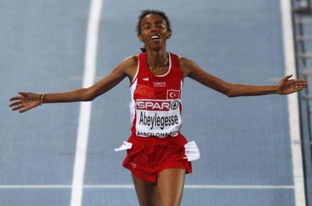 ELVAN ABEYLESEGE  Olimpiyat Oyunlar&#8217;nda atletizm alannda Trkiye&#8217;ye ilk gm madalyasn kazandran Etiyopya asll Trk atlet. Orta ve uzun mesafe koucusu olan Abeylegesse, 5000 metrede dnya rekoru krm, 10.000 metrede Dnya ampiyonas&#8217;nda 2.lik ve Avrulpa ampiyonas&#8217;nda 1.&#8217;lik kazanmtr.