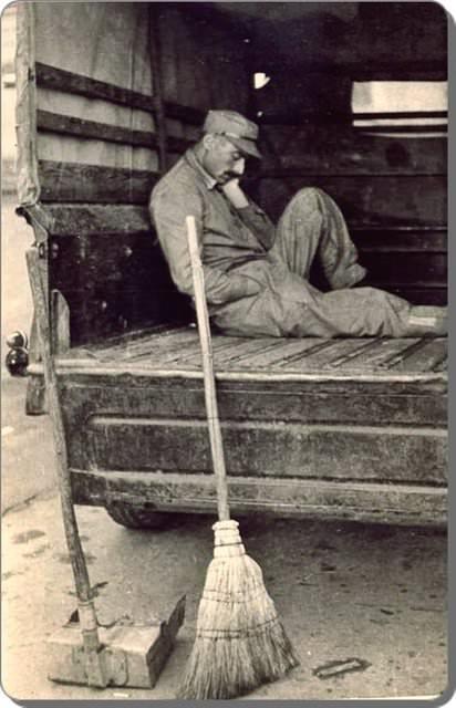 1970 temizlik grevlisi.