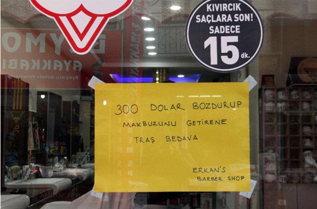 300 DOLAR BOZDURANA TIRA BEDAVA    Elaz'da 300 dolarn bozana tra, 100 dolarn bozana ise balk-ekmek bedava.