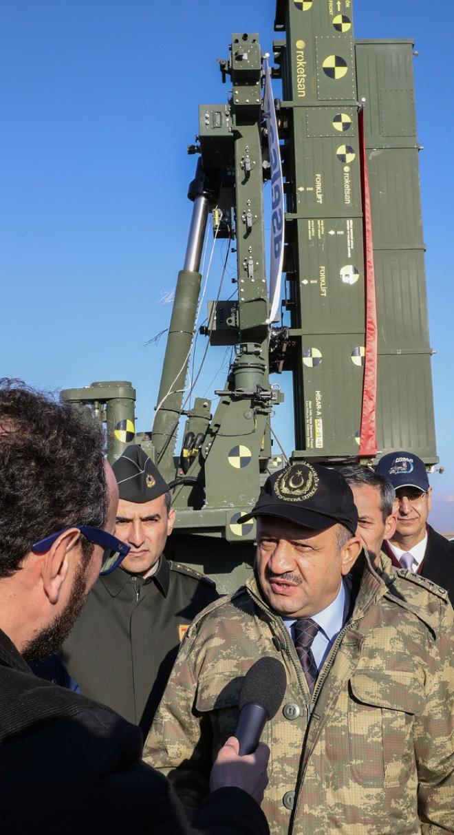 Test atlar kapsamnda, Hisar-O, Aselsan tarafndan gelitirilen fze frlatma sisteminden dik olarak atelendikten sonra birinci darbe kat yaktl motoru ile fze kanisterinden baarl bir ekilde ayrld.