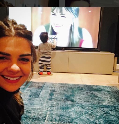 Pelin Karahan'n olu ile ev hali.