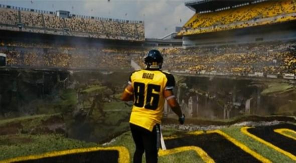 The Dark Night Rises    Filmde izlediimiz sahnelerden biri..