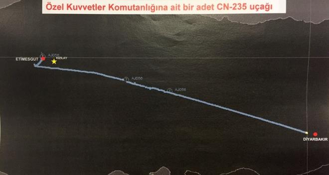 mral Adas evresinde yaanan youn uular, darbe giriiminin baarl olmas halinde ikinci bir eylem plannn ilk adm olarak deerlendiriliyor.