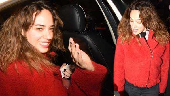 &#8220;Bana Sevmeyi Anlat&#8221; dizisinde rol alan Seda Bakan, nceki akam  grntlendi.