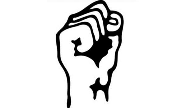 Amerikal atletler Tommie Smith ve John Carlos, 1968 Olimpiyat Oyunlar'nda Mexico City'de madalya treninde, Amerikan ulusal mar okunduu srada siyah eldivenli yumruklarn havaya kaldrd ve tm dnyada sembol oldu