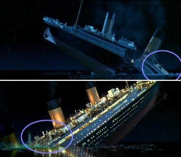 Titanic  <p>  Geminin baz paralar yok oluyor
