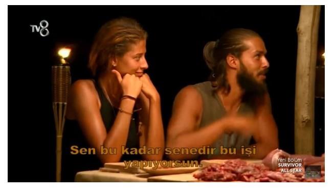 hretinin yaad patlamann ardndan arivleri kartran sosyal medya kullanclar, 2015 ylnda yaynlanan Survivor'da yaanan bir diyalou gn yzne kard ve yeni bir tartma balad.