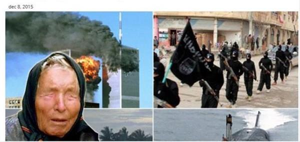 te yandan lmnden nce Bulgar kahin, byk bir Mslman sava olacan sylemi, bu kehanet terr rgt ID'in douuyla ilikilendirilmiti.