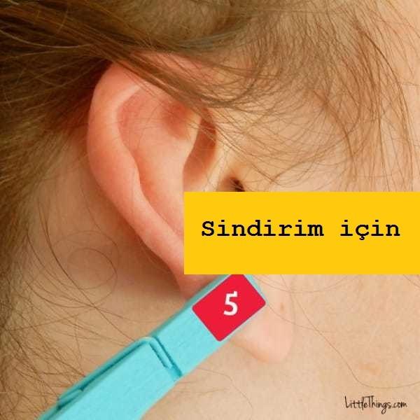 Bu blge ise sindirimle yakndan alakal. Mideniz aryorsa bu blgeye mandal sktrabilirsiniz.<p>    Mideniz bulanyorsa da ayn yntemi yine bu blgeye uygulayabilirsiniz.