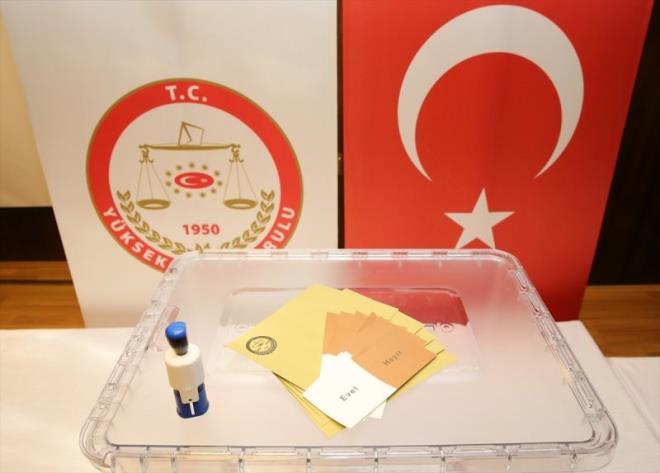 Birleik oy pusulas beyaz ve kahverengi olacak. Beyaz renk stnde "Evet", kahverengi renk stnde "Hayr" ibareleri bulunacak. Semenler, "Tercih" yazl mhrlerle oylarn kullanacak.