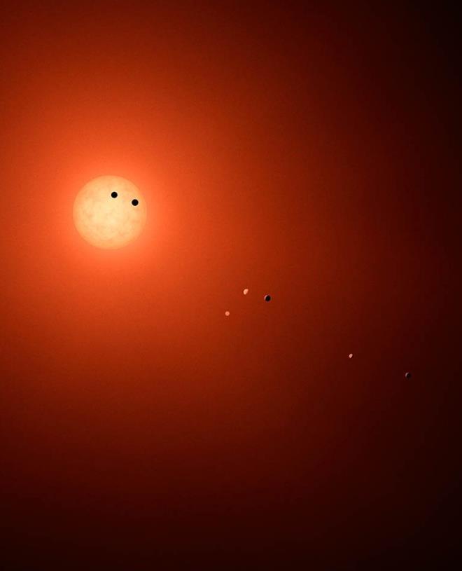 Bunlarn her birinde 10 tane Dnya benzeri gezegen olsa artk gerisini siz hesap edin." diye konutu.