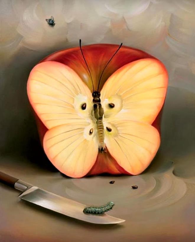 Elma - Bak - Kelebek<p>Peki bu ekle baktnzda ne gryorsunuz ? Dierlerine gre gznze arpan en belirgin ey ne?