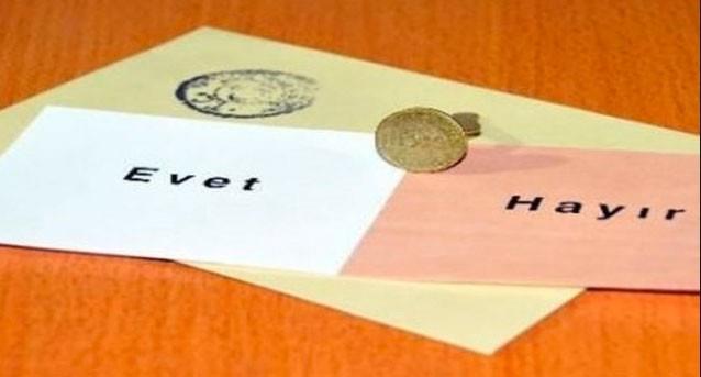 Meclis dndaki partilerin semenlerinin yzde 45'i 'Evet' dedi.