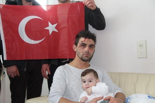 Kurt, Hollanda polisinin ar iddet kullandn syledi.