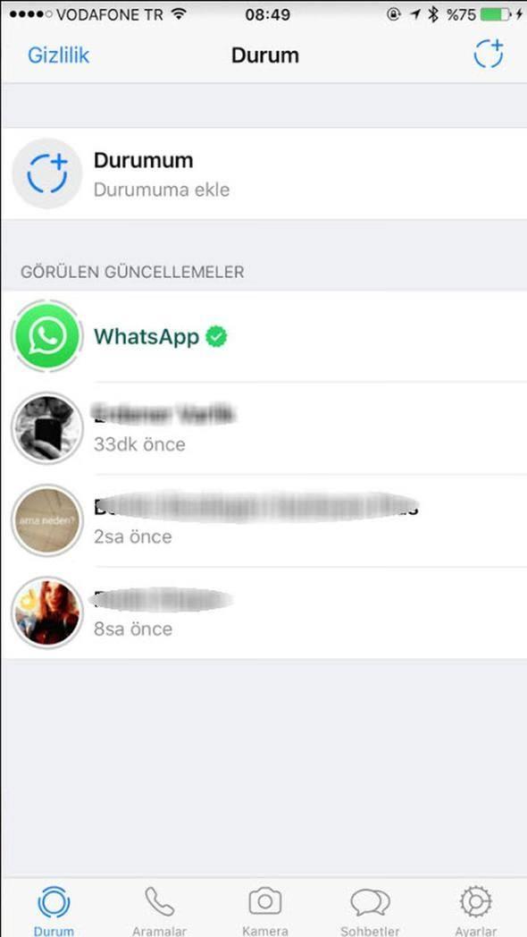 Whatsapp'n bir nceki srmyle tm kullanclara sunulan Hikayeler zellii Instagram'da olduu gibi kullanclarn 24 saat sresince fotoraf ve video grntlerini Whatsapp zerinden arkada listesine paylaabilmelerine olanak veriyor. Ancak bu durum pek ok kullancnn youn eletirisine hedef olmu durumda.