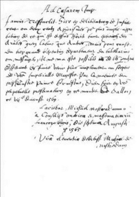 2050 Ylnda, iki Almanya'nn birlemesi ve Yerkre zerinde 57 yl sreyle barn hakim olmas. Ayrca, Nostradamus'un byk bir kahin olarak tannp herkese kabul edilmesi.