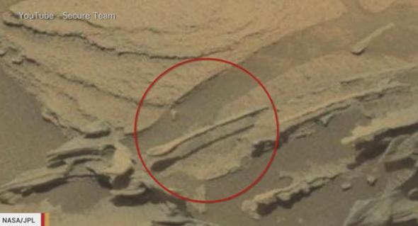 NASA'nn kaydettii bir dier grntde ise net bir ekilde grlen cisim, byk bir heyecana yol at.